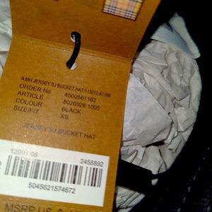 Burberry logo bucket hat